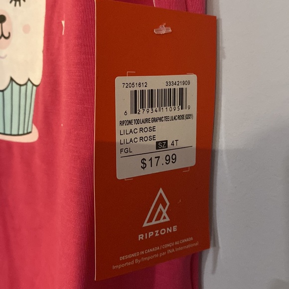 Girls’ graphic tee | size 4T | Ripzone - Picture 4 of 4